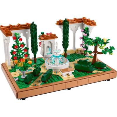 Lego Icons Fountain Garden 10359 - Decorative Garden Model Building Set For Adults - 2