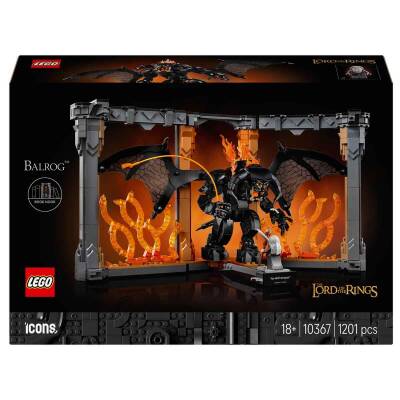 Lego Icons Lord Of The Rings Balrog Bookshelf Decor 10367 - 3