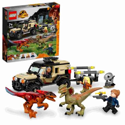 Lego Jurassic World Pyroraptor Ve Dilophosaurus Nakliyesi 76951 - 1