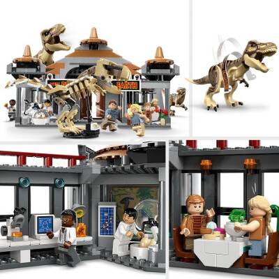 Lego Jurassic World Visitor Center: T. Rex And Raptor Attack 76961 - 3