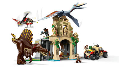 Lego Jurrasic World Spinosaurus Ve Quetzalcoatlus Hava Gorevi 76976 - 6