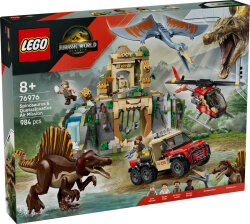 Lego Jurrasic World Spinosaurus Ve Quetzalcoatlus Hava Gorevi 76976 - 1