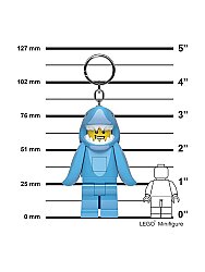 Lego Keylight Shark Suit Guy LED Key Chain Ke155H - 2