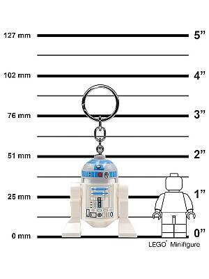 Lego Keylight Star Wars R2-D2 LED Key Chain Ke21H - 2