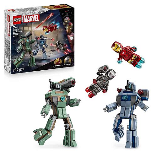 Lego | Marvel Iron Man ve War Machine Hammer İnsansız Hava Araçlarına Karşı Yapım Oyuncağı 76320 - 1