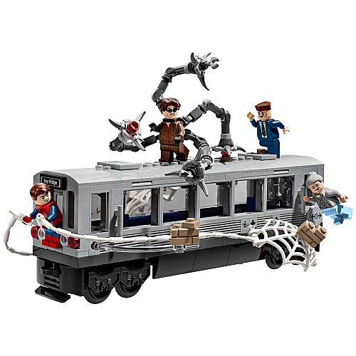 Lego | Marvel Örümcek Adam ile Doktor Oktopus Metro Sahnesi Yapım Oyuncağı 76321 - 2