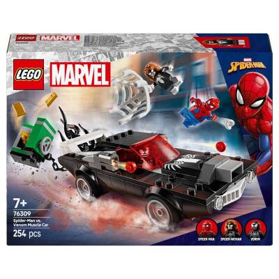 Lego Marvel Spider-Man Vs. Venom Car Buildable Toy Vehicle Set 76309 - 3