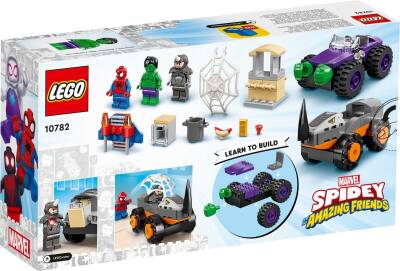Lego Marvel Spidey And The Amazing Friends Hulk, Rhino Vs. Truck 10782 - 3