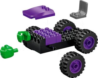 Lego Marvel Spidey And The Amazing Friends Hulk, Rhino Vs. Truck 10782 - 4