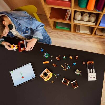 Lego Minecraft Ghost Balloon Village Attack 21273 - 4