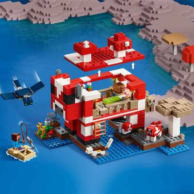 Lego Minecraft® Mooshroom House Island Toy For Kids 21270 - 5