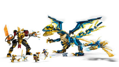 Lego Ninjago Elemental Dragon Vs. Empress Robot 71796 - 2