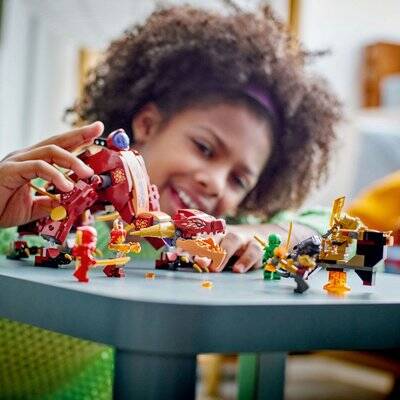 Lego Ninjago Heatwave Transforming Lava Dragon 71793 - 2