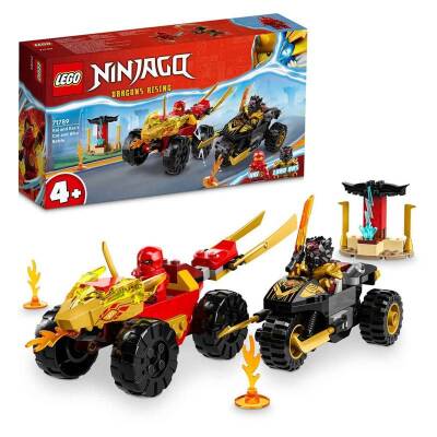 Lego Ninjago Kai And Ras's Car And Motorcycle Battle 71789 - 1