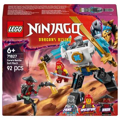 Lego Ninjago Zane's Battle Armor Mech Toy Set 71827 - 2
