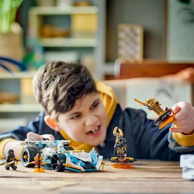 Lego Ninjago Zane's Dragon Power Spinjitzu Race Car 71791 - 2