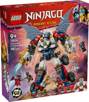 Lego Ninjago® Zane's Ultra Combo Mech 4-In-1 Toy Building Set 71834 - 2