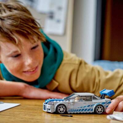 Lego Speed ​​Champions Faster, Furious Nissan Skyline Gt-R (R34) 76917 - 3