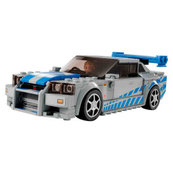 Lego Speed ​​Champions Faster, Furious Nissan Skyline Gt-R (R34) 76917 - 2