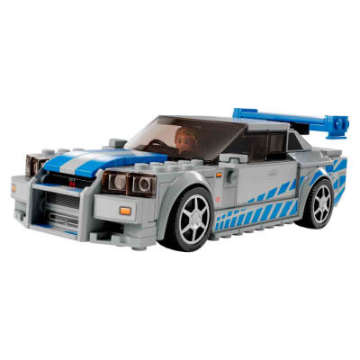 Lego Speed ​​Champions Faster, Furious Nissan Skyline Gt-R (R34) 76917 - 2