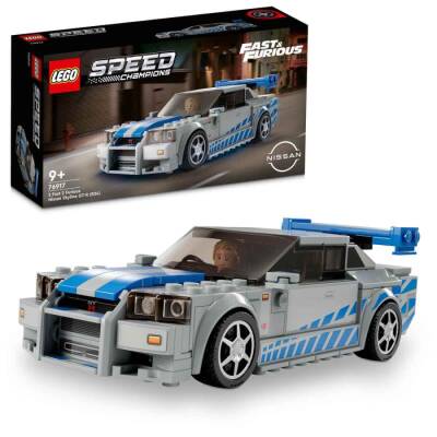 Lego Speed ​​Champions Faster, Furious Nissan Skyline Gt-R (R34) 76917 - 1
