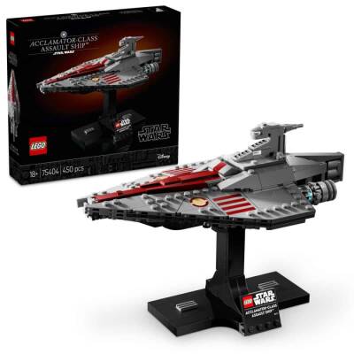 Lego Star Wars™ Acclamator Class Assault Ship, Buildable Starship Model 75404 - 1