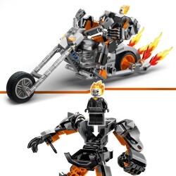 Lego Super Heroes Marvel Ghost Rider Robot And Motorcycle 76245 - 2