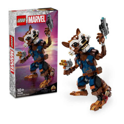 Lego Super Heroes Marvel Rocket Ve Bebek Groot 76282 - 1