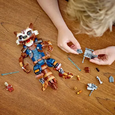 Lego Super Heroes Marvel Rocket Ve Bebek Groot 76282 - 4
