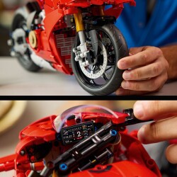 Lego Technic Ducati Panigale V4 S Motorcycle Model Building Kit 42202 - 6