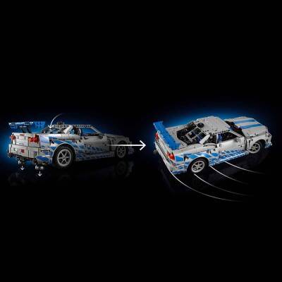 Lego Technic Faster, Furious Nissan Skyline Gt-R 42210 - 10
