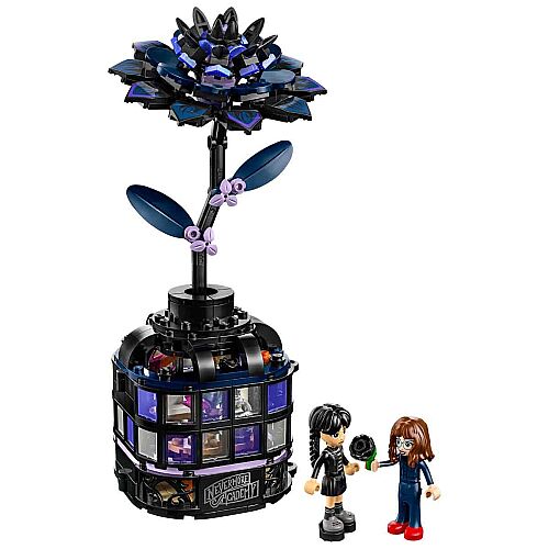 Lego Wednesday Siyah Yıldız Çiçeği Cadılar Bayramı Hediyesi, Dekoratif Çiçek Modeli 76784 - 2