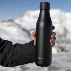 Les Artistes Paris Insulated Steel Thermos Bottle 500 Ml Black+Lap-A1965 - 3