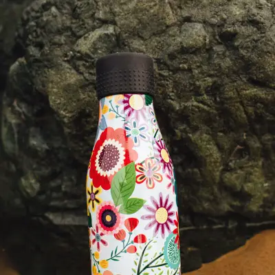 Les Artistes Paris Insulated Steel Thermos Bottle 500 Ml Oculus+Lap-A4311 - 2