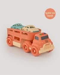 Let's Be Child Light And Sound Carrier Truck, 3 Pieces, Lc-31022 - 1