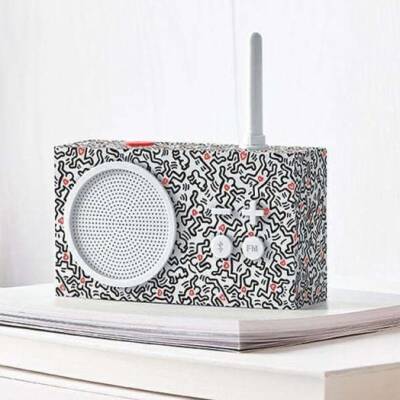 Lexon Tykho 3 Bluetooth Hoparlor Ve Radyo X Keith Haring - Love La119Kh-Bw - 1