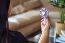 Lexon Wino Taşınabilir Fan Lila - 5
