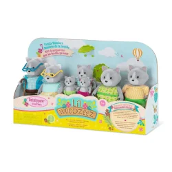 Li'L Woodzeez Grey Cat Family WZ6530Z - 3