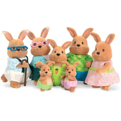 Li'L Woodzeez Rabbit Family 6492Z - 2