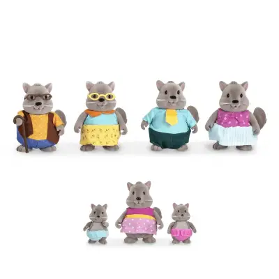 Li'L Woodzeez Squirrel Family 6493Z - 3