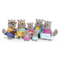 Li'L Woodzeez Squirrel Family 6493Z - 2