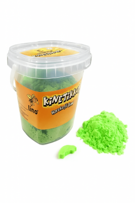 Lino Kinetic Sand 500 Gr Green Bucket Ln-500Y - 1