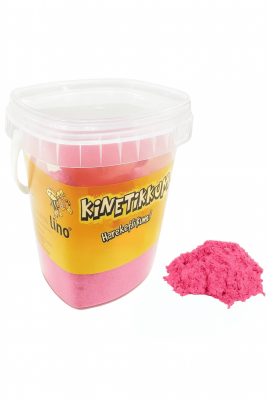 Lino Kinetic Sand 500 Gr Pink Bucket Ln-500P - 1