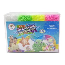 Lino Non-Drying Foamy Play Dough 10G Pvc Box 4-Pack 152014 - 1