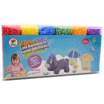 Lino Non-Drying Foamy Play Dough 10G Pvc Box 6-Pack 152017 - 1