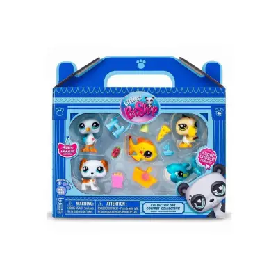 Littlest Pet Shop Miniatures 5-Piece Figure Set Miniatures On Vacation S01005103 - 3