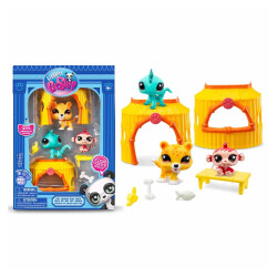 Lps Figure Set Miniatures Forest Theme (Pets) S03005158 - 1