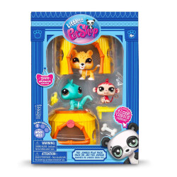 Lps Figure Set Miniatures Forest Theme (Pets) S03005158 - 5