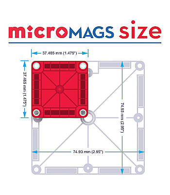 Magna Tiles - Learn Numbers Manyetik Bloklar - 56 Parça 254055LN - 5