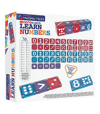 Magna Tiles - Learn Numbers Manyetik Bloklar - 56 Parça 254055LN - 6